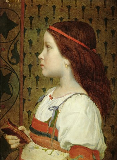 Hoofd van een kind, 1866 door Etienne Gautier