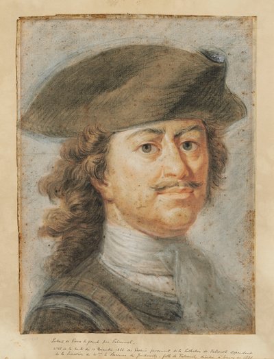 Portret van Keizer Peter I de Grote 1672-1725 door Etienne Maurice Falconet