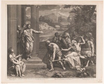 Christus geneest de lamme door Etienne Picart