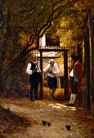 Jeu de boules spelen door Etienne Prosper Berne Bellecour