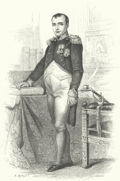 Napoleon I, Keizer van Frankrijk door Etienne after Ronjat
