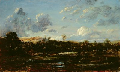 In de Landes door Etienne and Dupre Jules  Rousseau