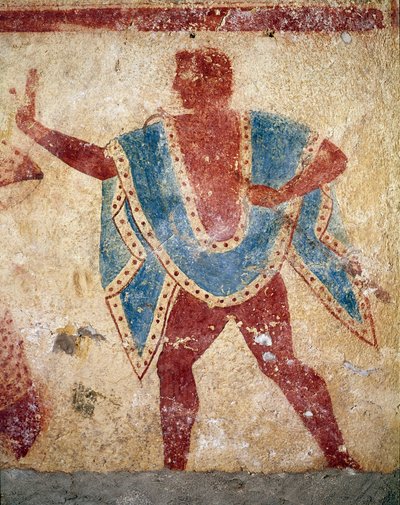 Een danser (Detail) door Etruscan