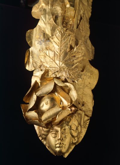 Diadeem (kroon), uit Spina (Emilia Romagna). Etruskische beschaving, 4e eeuw v.Chr. door Etruscan
