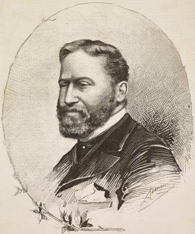 Portret van Giuseppe De Nittis (1846-1884) door Ettore Ximenes