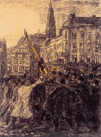 Drei Februar 1918 door Eugeen van Mieghem