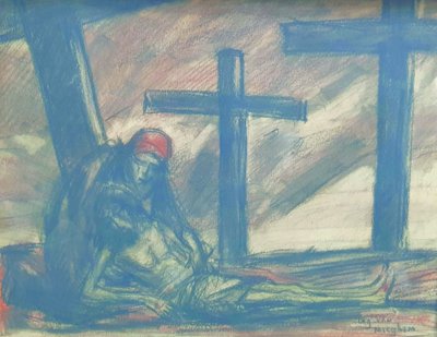 Pietà door Eugeen van Mieghem