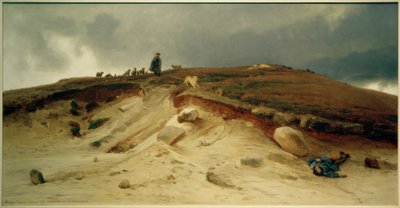 E.Bracht, De Dode door Eugen Felix Prosper Bracht