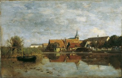 Gezicht op Giessen (Noord-Brabant) door Eugen Jettel