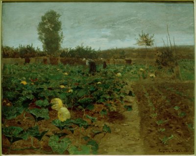 Pompoenveld door Eugen Jettel