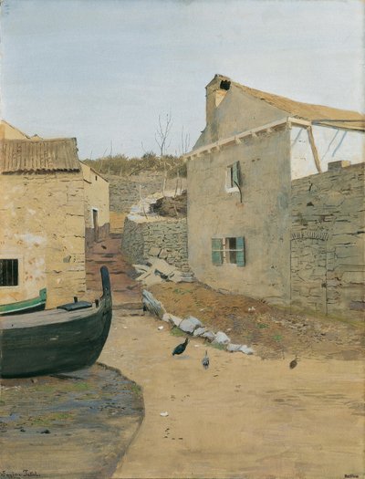 Straat in Rovenska door Eugen Jettel