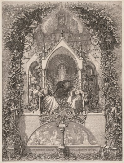 Briar Rose Dornröschen door Eugen Napoleon Neureuther