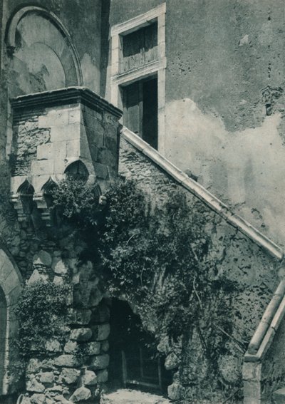 Een rustig hoekje van Taormina, Sicilië, Italië, 1927 door Eugen Poppel