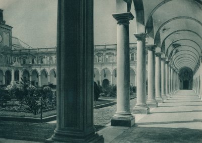 Kloosters in het Klooster van San Martino, nabij Napels, Italië door Eugen Poppel