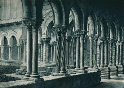 Kloosters van het Benedictijnse klooster, Monreale, Sicilië, Italië door Eugen Poppel