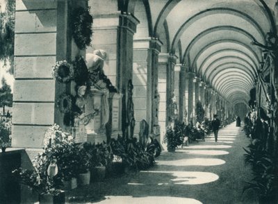 Monumentale Begraafplaats van Staglieno, Genua, Italië, 1927 door Eugen Poppel
