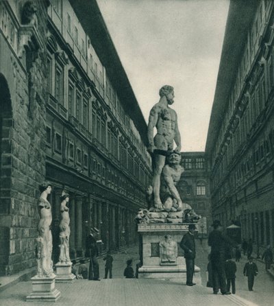 Uffizi Galerij, Florence, Italië, 1927 door Eugen Poppel