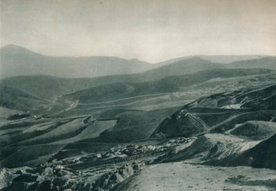 Uitzicht op de zwavelmijnen, Agrigento, Sicilië, Italië, 1927 door Eugen Poppel
