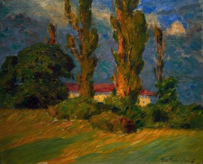 Een laatste zonnestraal, schets door Eugen Prinz von Schweden