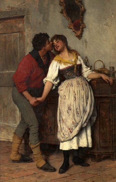Geaccepteerd, 1887 door Eugen von Blaas