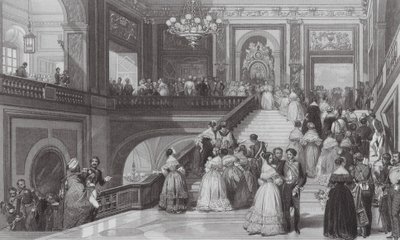 Groot feest, Paleis van Versailles door Eugene Louis (after) Lami