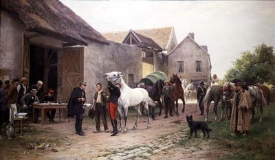 Dienstplicht door Eugene Alexis Girardet