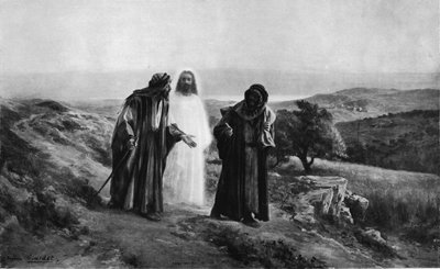 Discipelen in Emmaüs, c1905 door Eugene Alexis Girardet