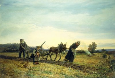 De Velden Ploegen, 1877 door Eugene Alexis Girardet