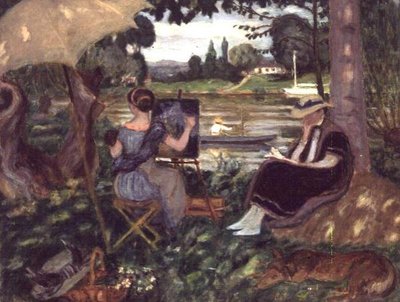Een Zondag op het Platteland door Eugene Antoine Durenne