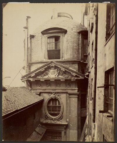 Voormalige medische school, Rue de la Bucherie door Eugène Atget
