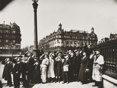 Zonsverduistering, 1911 door Eugène Atget