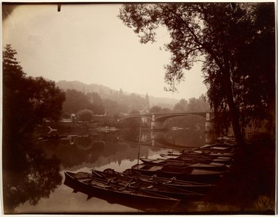 De Marne bij La Varenne door Eugène Atget