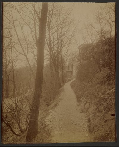 Père Lachaise, geitenpad door Eugène Atget