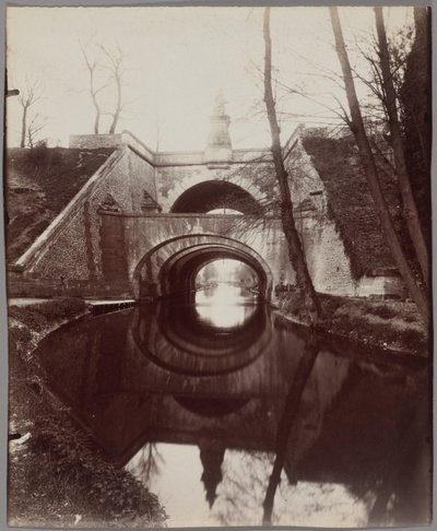 Pont des Belles Fontaines door Eugène Atget