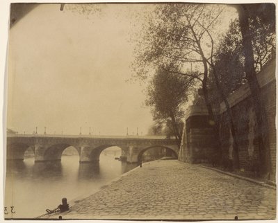 Haven van La Mégisserie door Eugène Atget