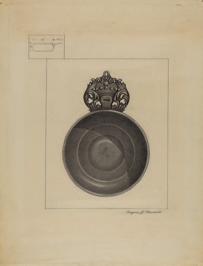 Pewter Porringer door Eugene Barrell