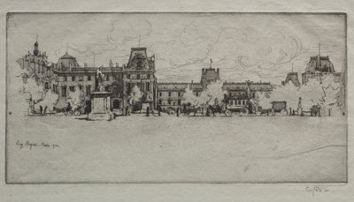 Les Tuileries door Eugene Bejot