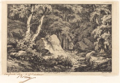 De Kloof in Auvergne door Eugene Bléry
