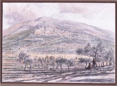 Assisi door Eugene Burnand