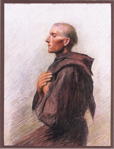 Broeder Bernard van Quintavalle door Eugene Burnand