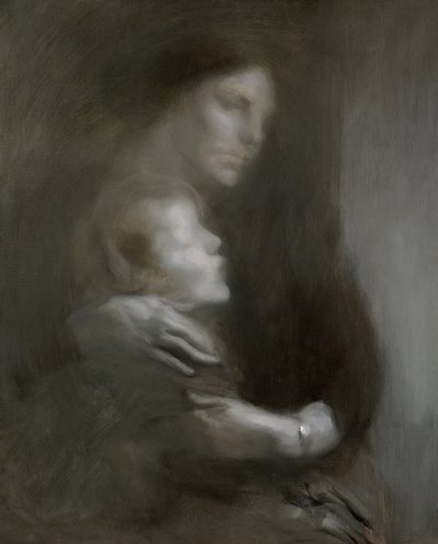 Moederschap (Lijden) door Eugène Carrière