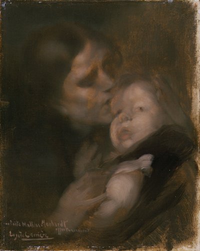 Moeder en Kind door Eugène Carrière