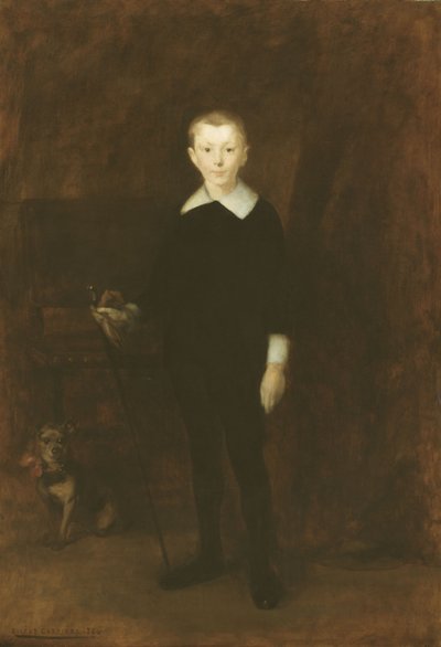 Portret van een Jongen door Eugène Carrière