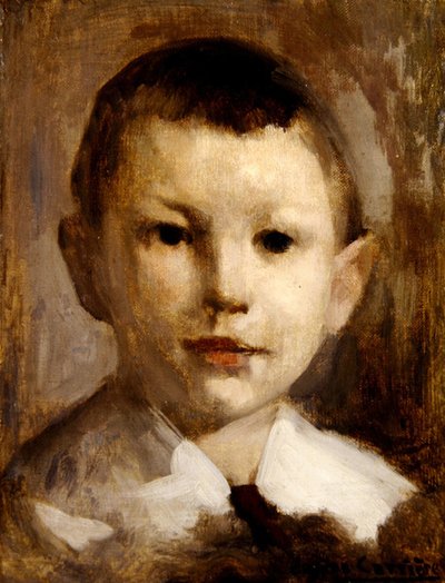 Studie voor het Portret van Marcel Lacarriere door Eugène Carrière