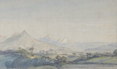 Ontwerp voor een toneelset in de Opéra, Parijs. door Eugene Ciceri