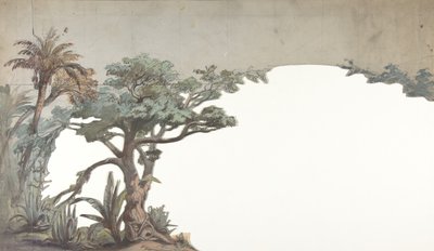 Ontwerp voor een Toneelset in de Opéra, Parijs door Eugene Ciceri