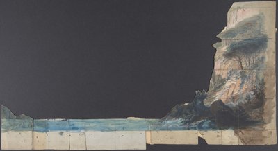Ontwerp voor een toneelset in de Opéra, Parijs, 1830-1890 door Eugene Ciceri