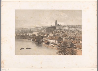 Zicht op Bern door Eugene Ciceri