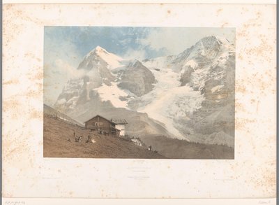 Zicht op de Wengernalp door Eugene Ciceri