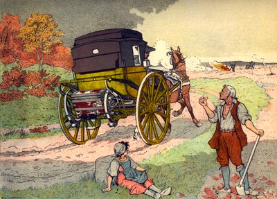 Reiscariole in de periode van Lodewijk XV door Eugene Courboin